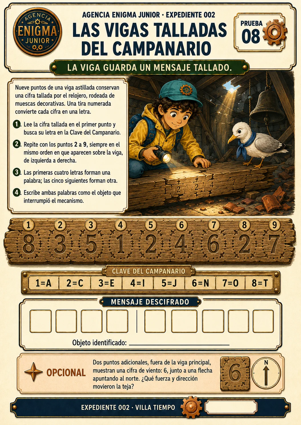 Página interna de una aventura