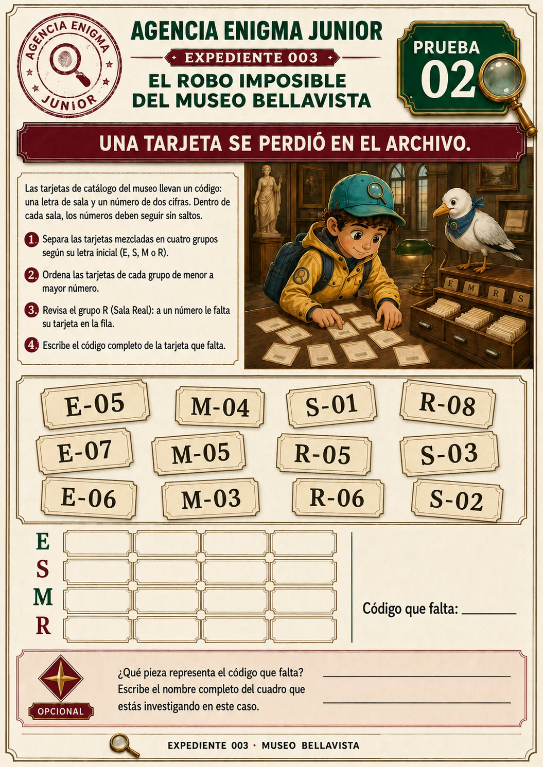 Página interna de una aventura
