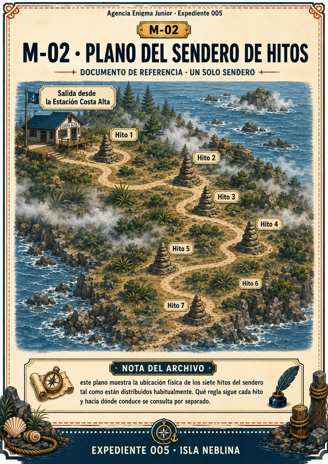 Página interna de una aventura